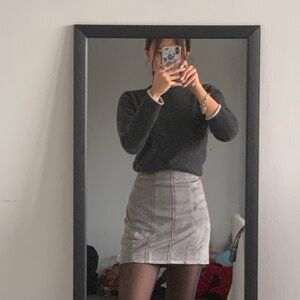 House of CB Grey Mini Skirt